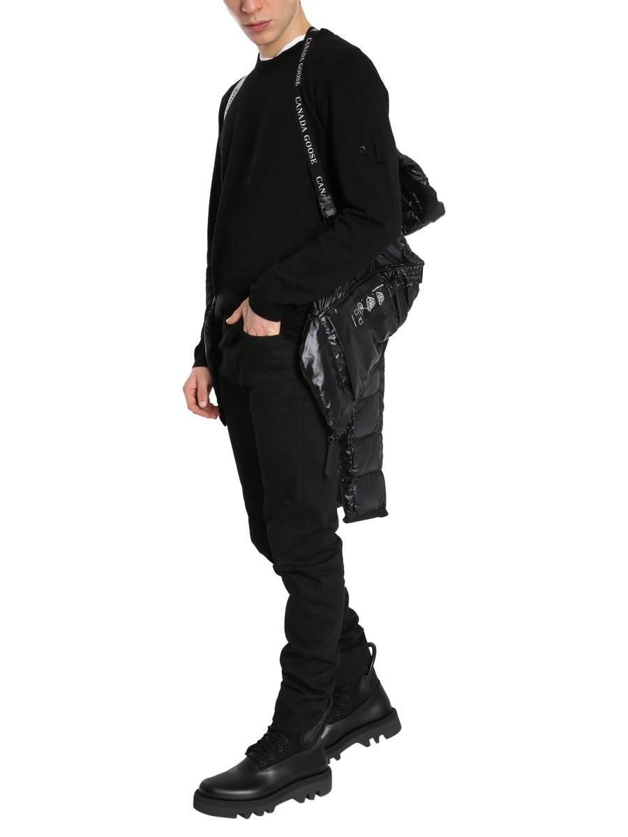 CANADA GOOSE PIUMINO CON CAPPUCCIO SIDNEY IN TESSUTO TECNICO