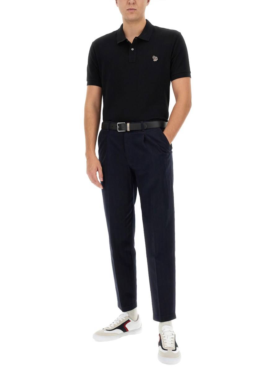 PS BY PAUL SMITH POLO IN PIQUÉ DI COTONE CON PATCH LOGO