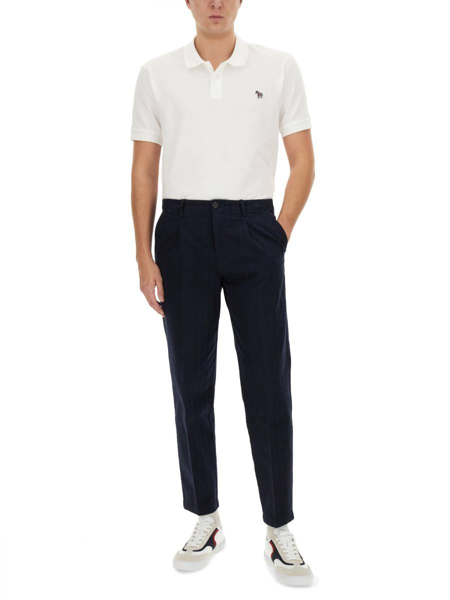 PS BY PAUL SMITH POLO IN PIQUÉ DI COTONE CON PATCH LOGO