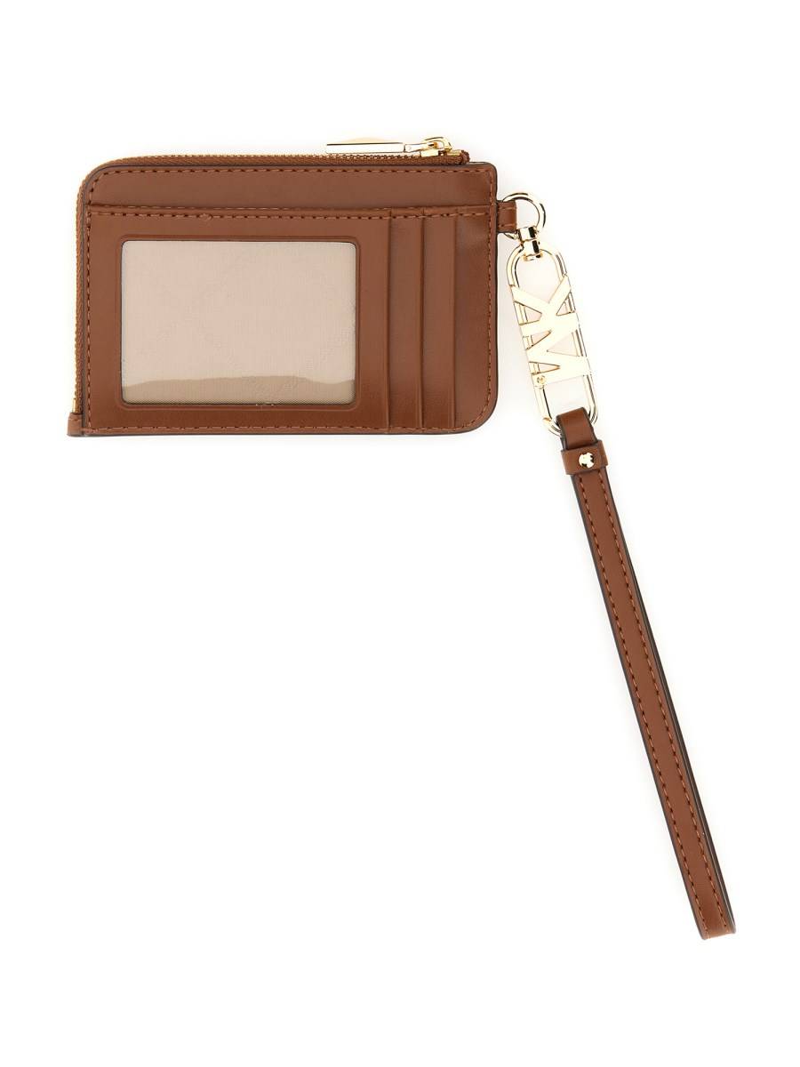 MICHAEL BY MICHAEL KORS PORTACARTE IN PELLE STAMPA COCCODRILLO