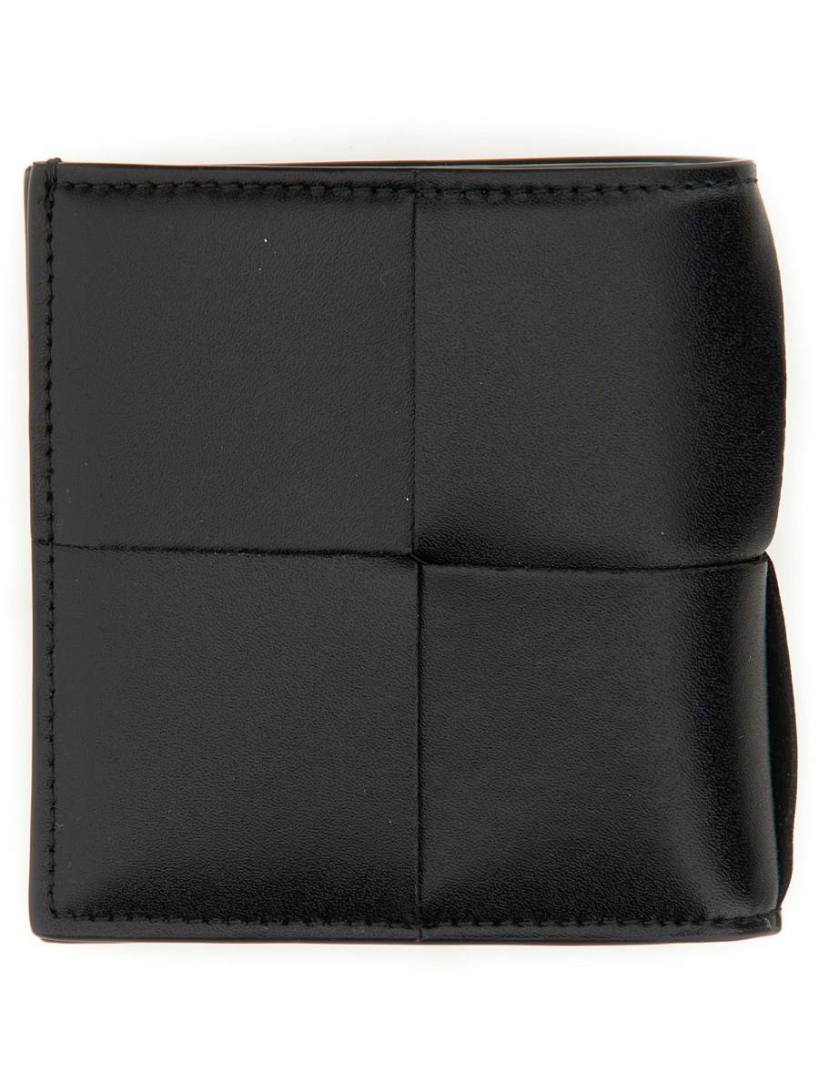 BOTTEGA VENETA PORTAFOGLIO BI-FOLD CASSETTE IN PELLE
