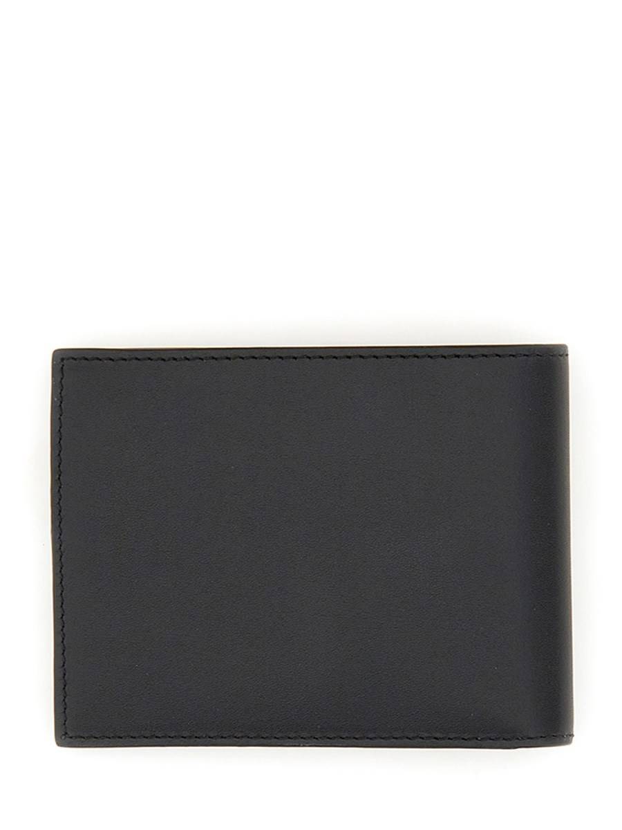 PAUL SMITH PORTAFOGLIO BI-FOLD IN PELLE CON INTERNO SIGNATURE STRIPE