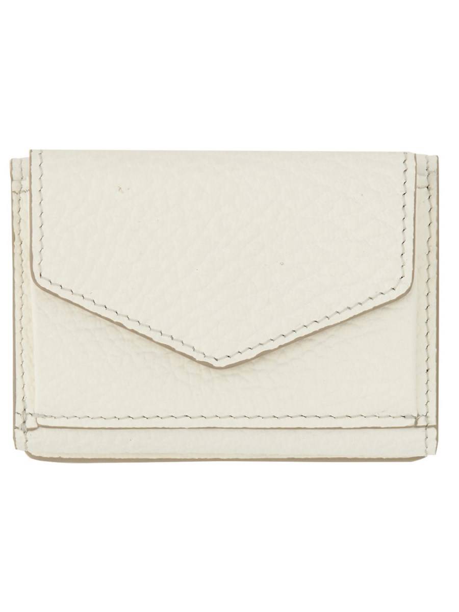 MAISON MARGIELA PORTAFOGLIO COMPATTO IN PELLE FOUR STITCHES