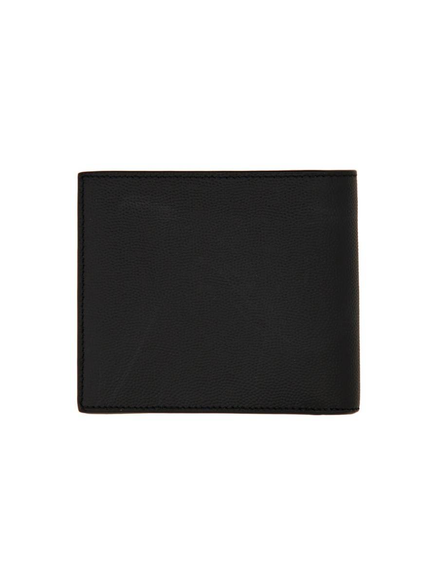 SAINT LAURENT PORTAFOGLIO EAST/WEST IN PELLE A TEXTURE