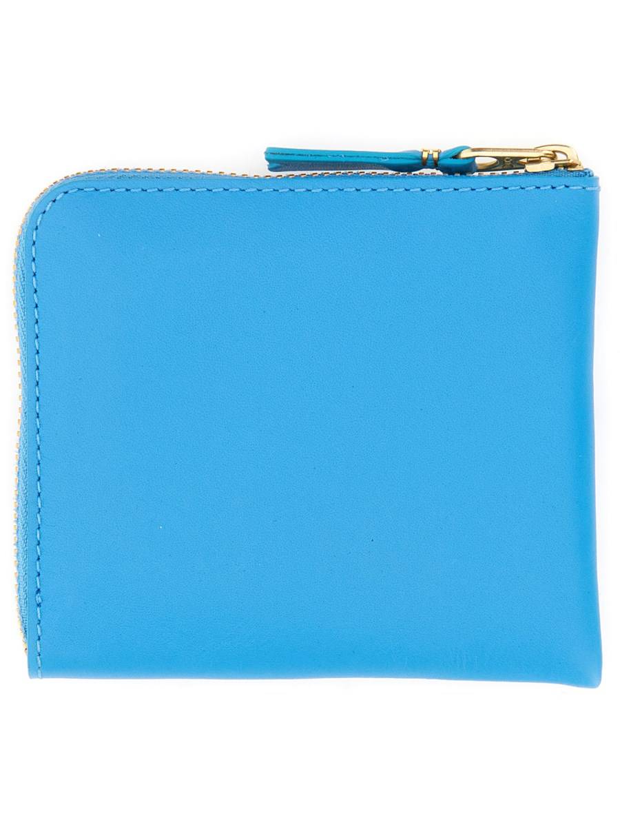 COMME DES GARCONS WALLET PORTAFOGLIO IN PELLE CON ZIP