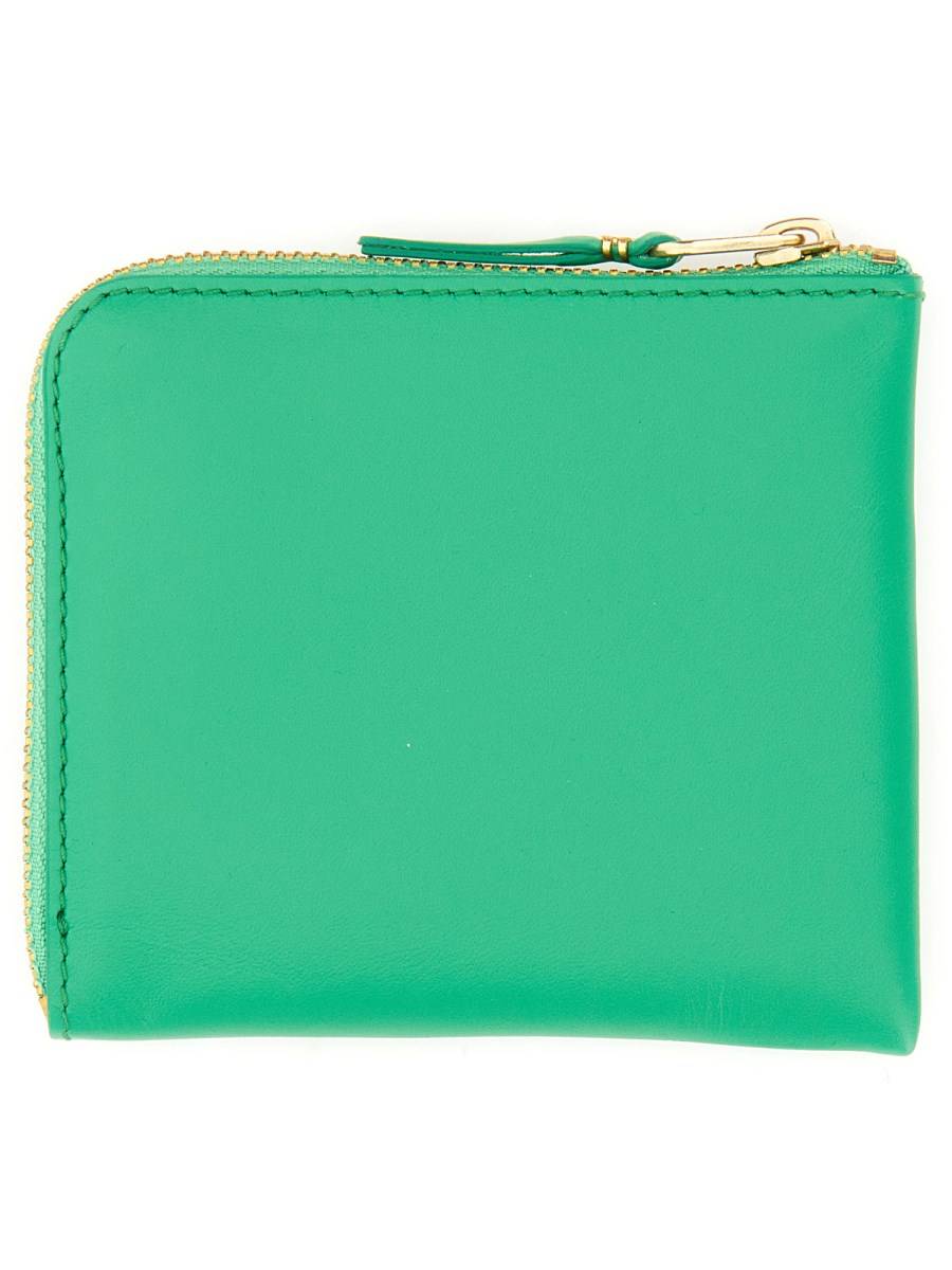COMME DES GARCONS WALLET PORTAFOGLIO IN PELLE CON ZIP
