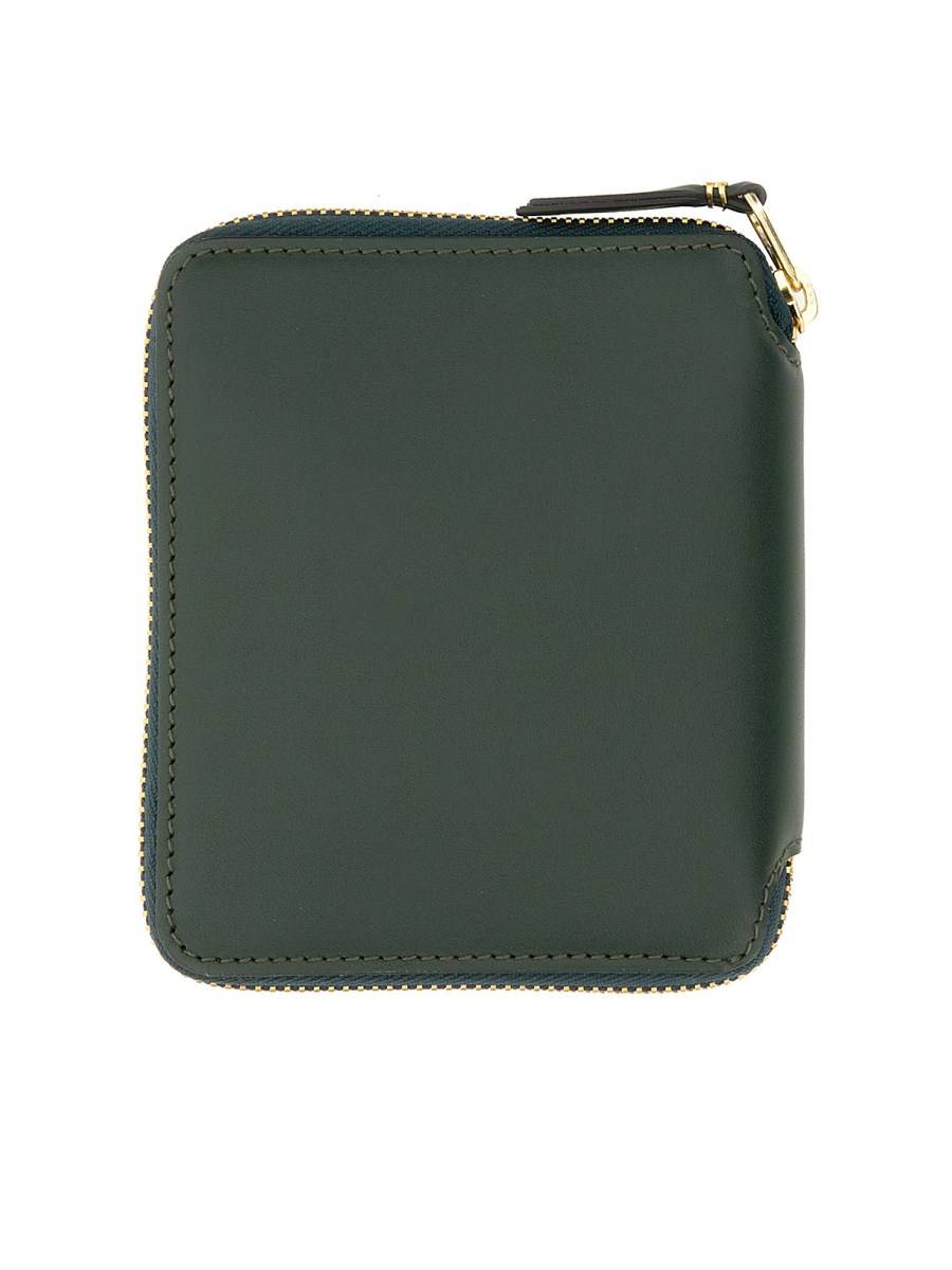 COMME DES GARCONS WALLET PORTAFOGLIO IN PELLE CON ZIP