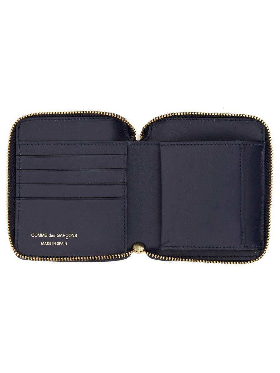 COMME DES GARCONS WALLET PORTAFOGLIO IN PELLE CON ZIP