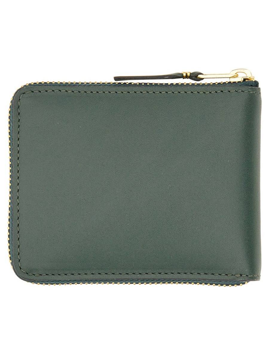 COMME DES GARCONS WALLET PORTAFOGLIO IN PELLE CON ZIP