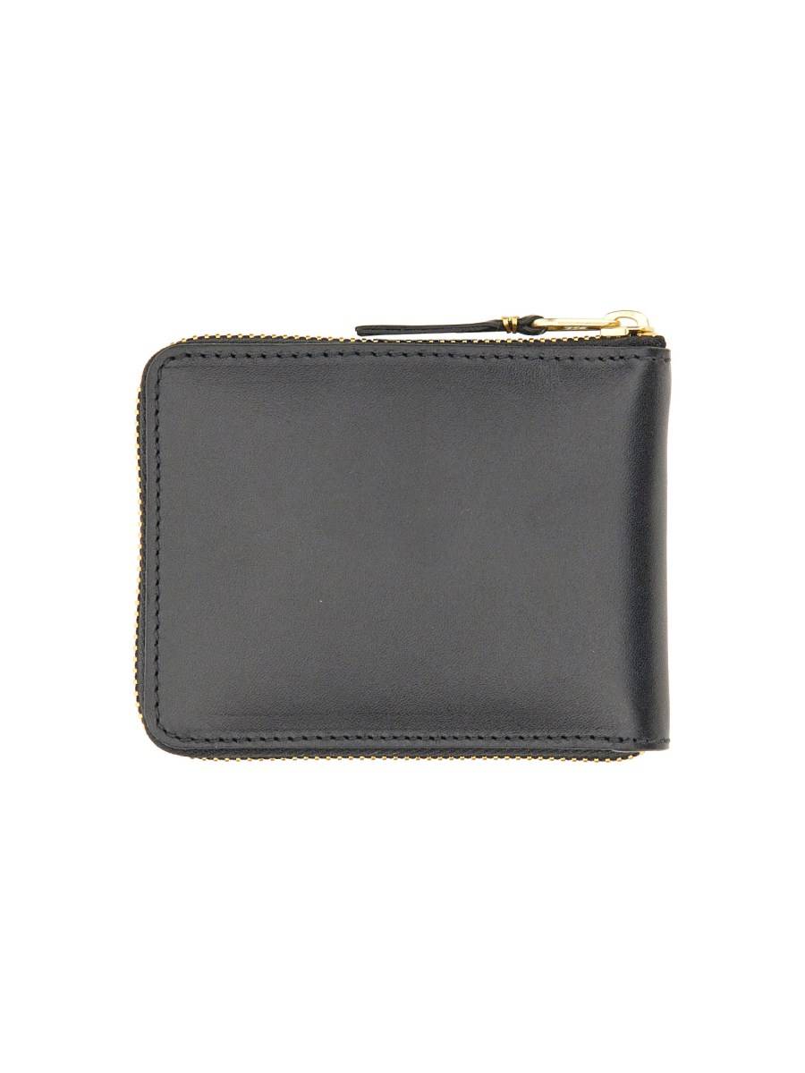 COMME DES GARCONS WALLET PORTAFOGLIO IN PELLE CON ZIP