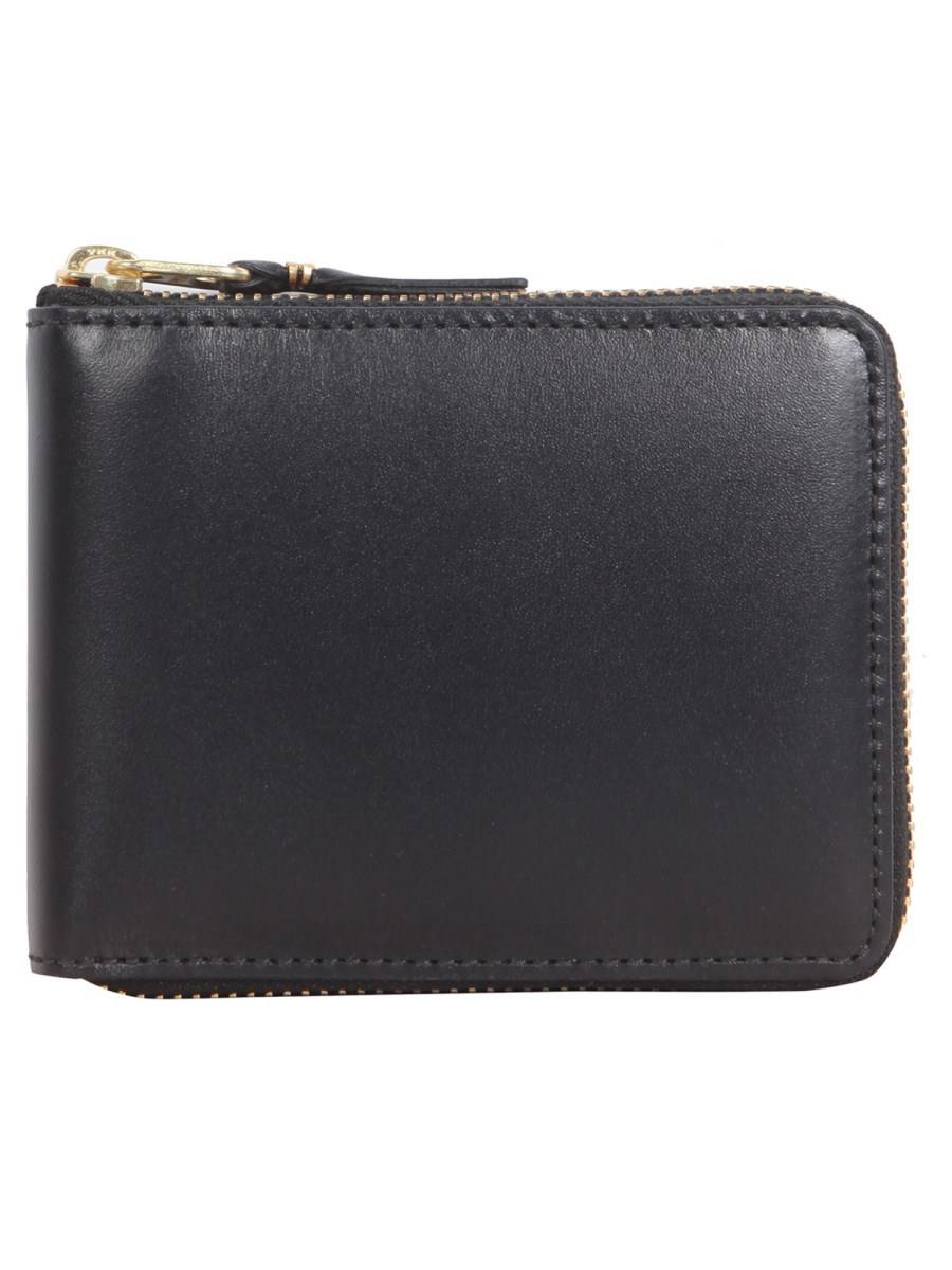 COMME DES GARCONS WALLET PORTAFOGLIO IN PELLE CON ZIP