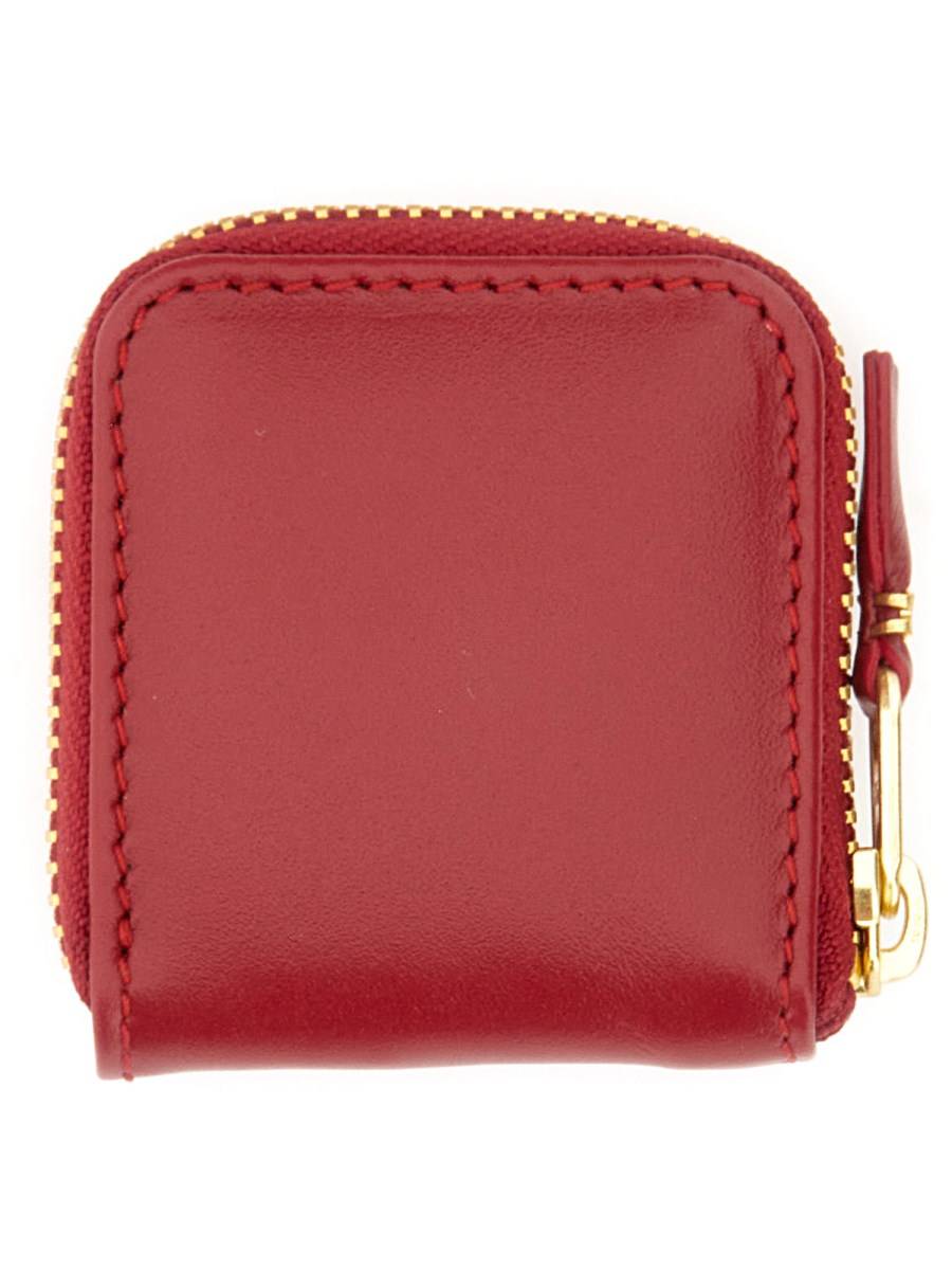 COMME DES GARCONS WALLET PORTAFOGLIO IN PELLE CON ZIP