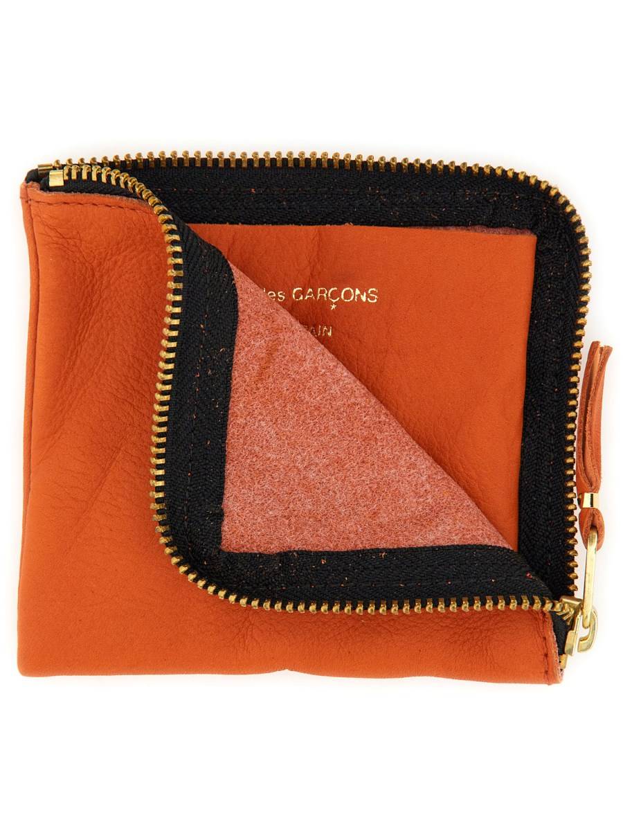 COMME DES GARCONS WALLET PORTAFOGLIO IN PELLE WASHED