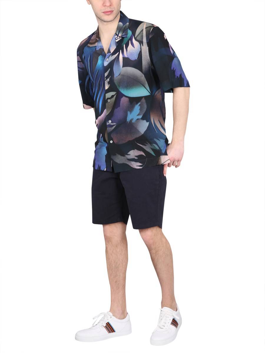 PS BY PAUL SMITH BERMUDA ZEBRA IN COTONE