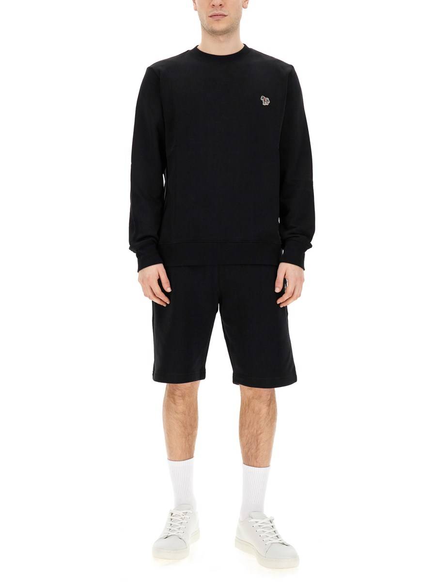 PS BY PAUL SMITH FELPA CON RICAMO ZEBRA
