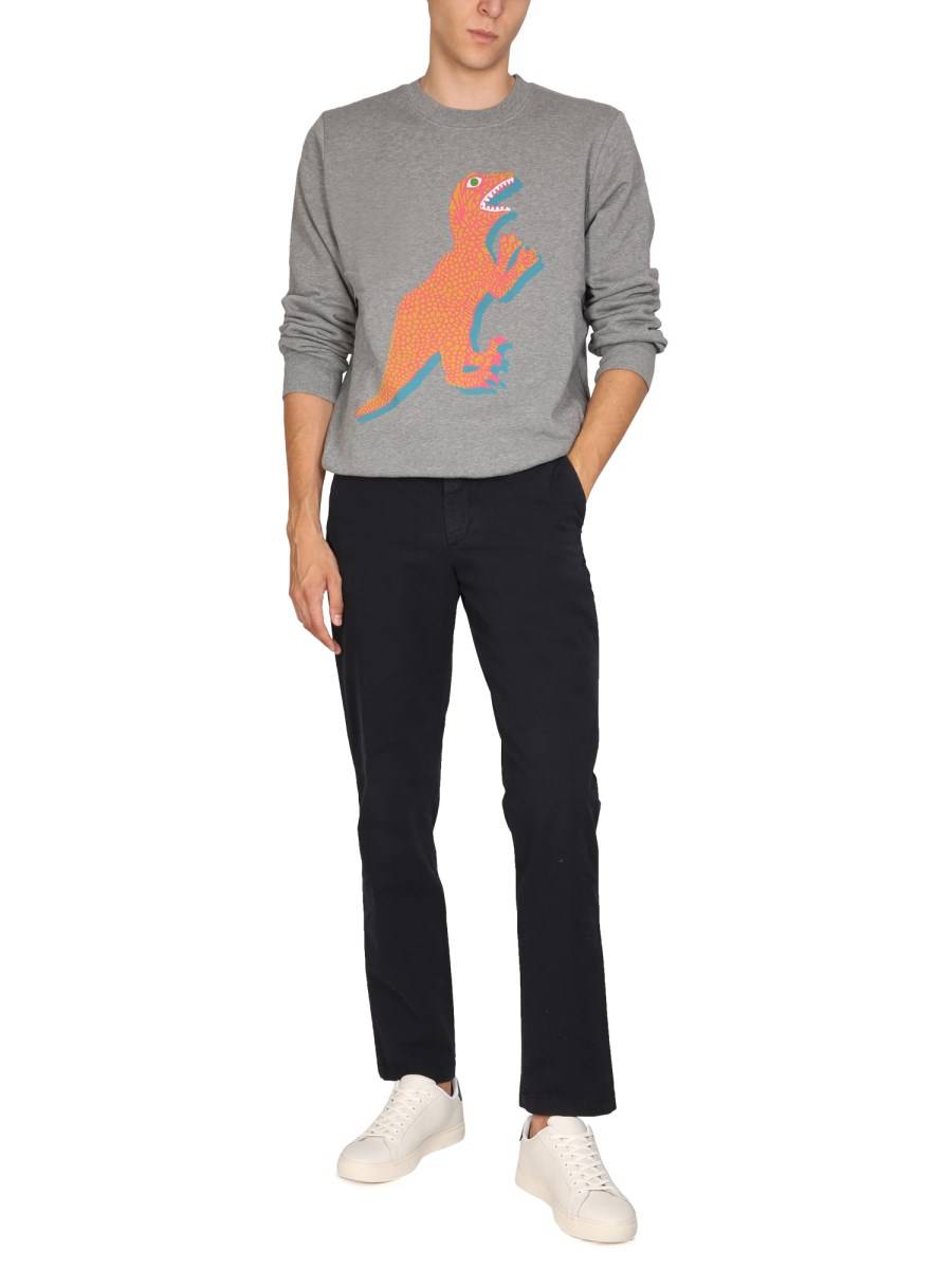 PS BY PAUL SMITH FELPA "DINO" IN COTONE