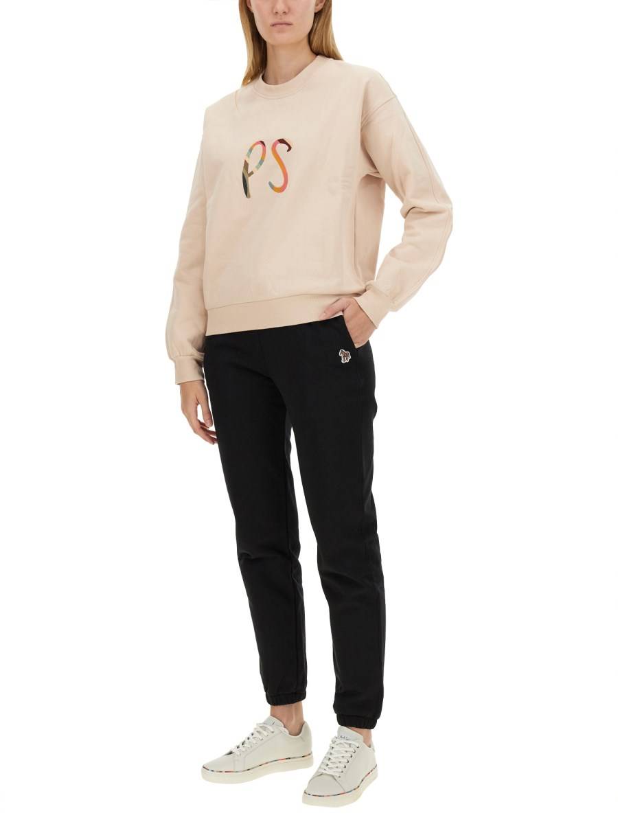 PS BY PAUL SMITH FELPA IN COTONE CON LOGO SWIRL