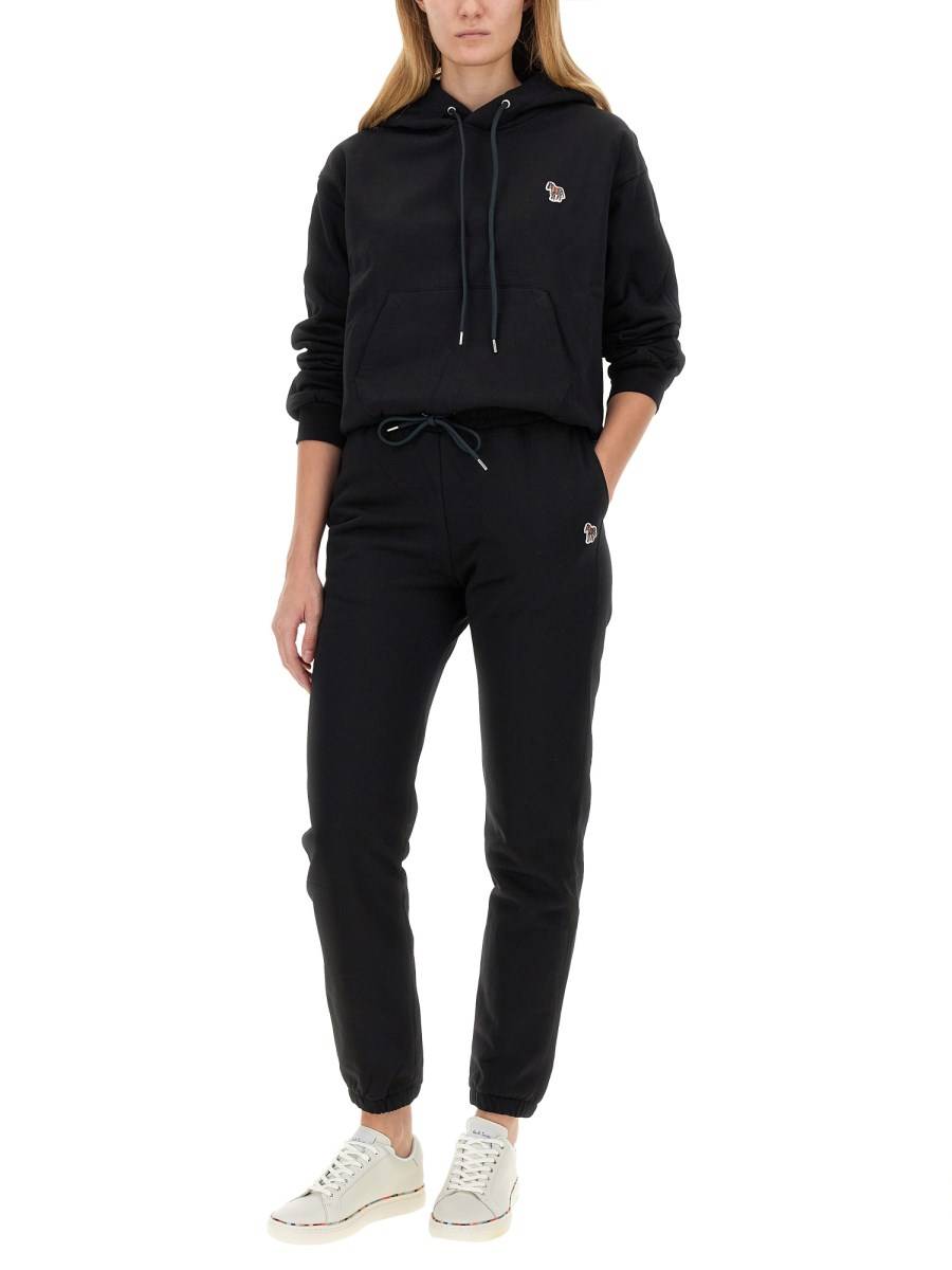 PS BY PAUL SMITH FELPA IN COTONE CON PATCH LOGO