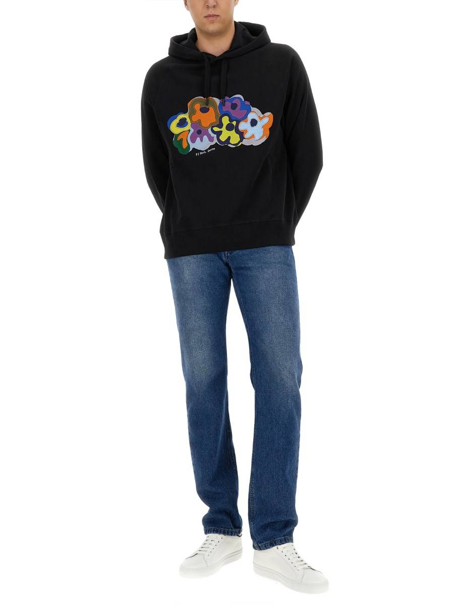 PS BY PAUL SMITH FELPA IN COTONE CON STAMPA LOGO