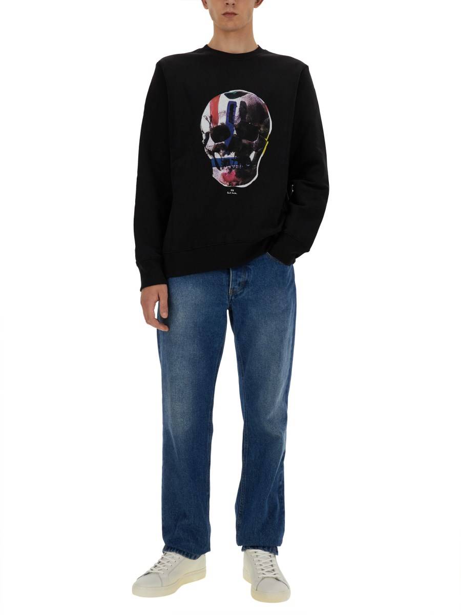 PS BY PAUL SMITH FELPA "SKULL" IN COTONE