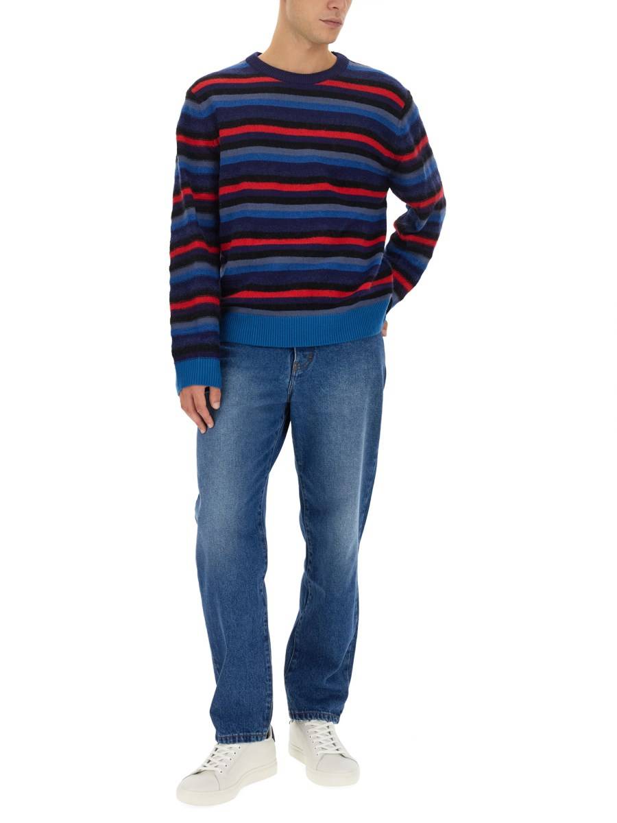 PS BY PAUL SMITH MAGLIA IN LANA CON MOTIVO RIGA