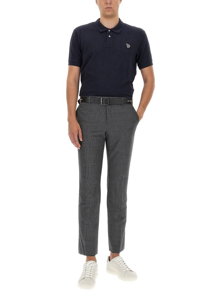PS BY PAUL SMITH POLO IN PI CON PATCH ZEBRA