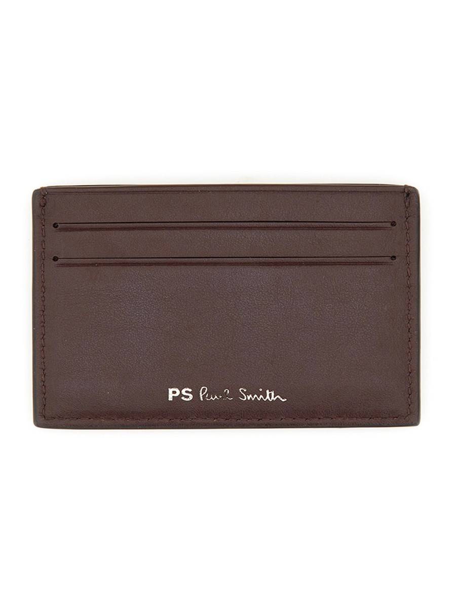 PS BY PAUL SMITH PORTACARTE "BOARD STRIPE ZEBRA"