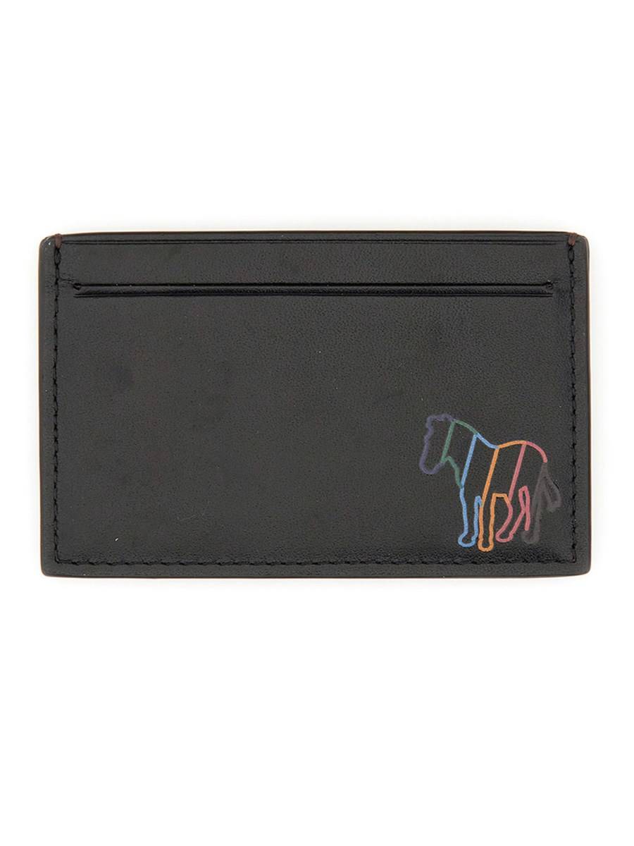PS BY PAUL SMITH PORTACARTE "BOARD STRIPE ZEBRA"