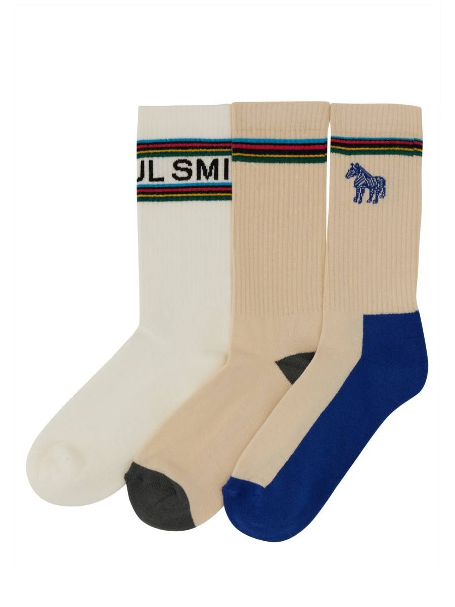 PS BY PAUL SMITH SET DA TRE CALZINI