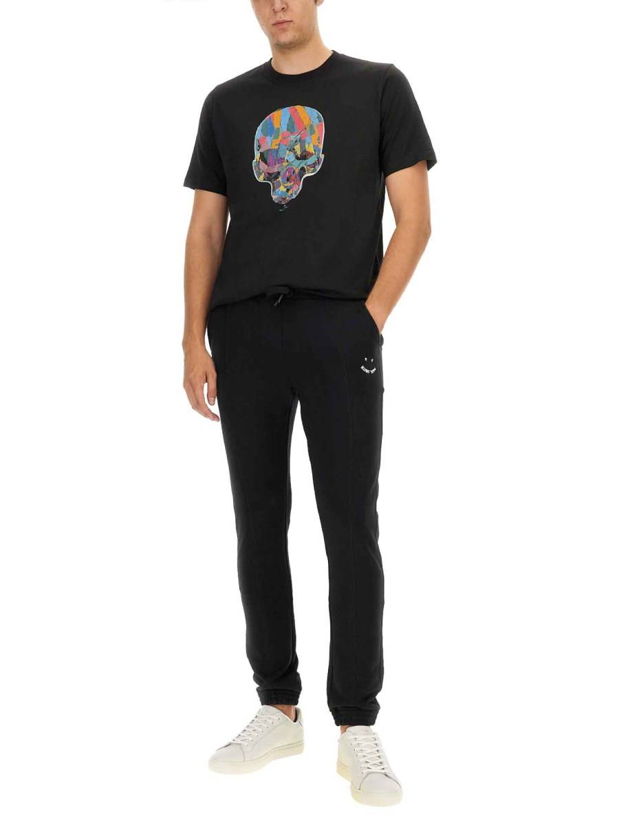 PS BY PAUL SMITH T-SHIRT SKULL IN COTONE