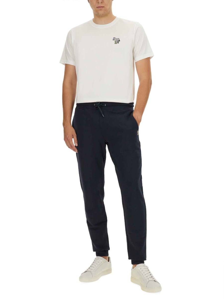 PS BY PAUL SMITH T-SHIRT "ZEBRA" IN COTONE