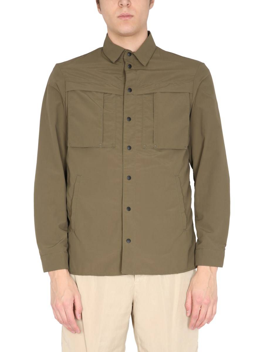 PT TORINO GIACCA CAMICIA IN NYLON REGULAR FIT