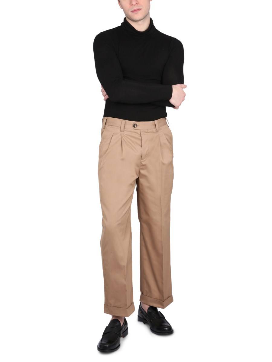 PT TORINO PANTALONE REWOKED IN COTONE