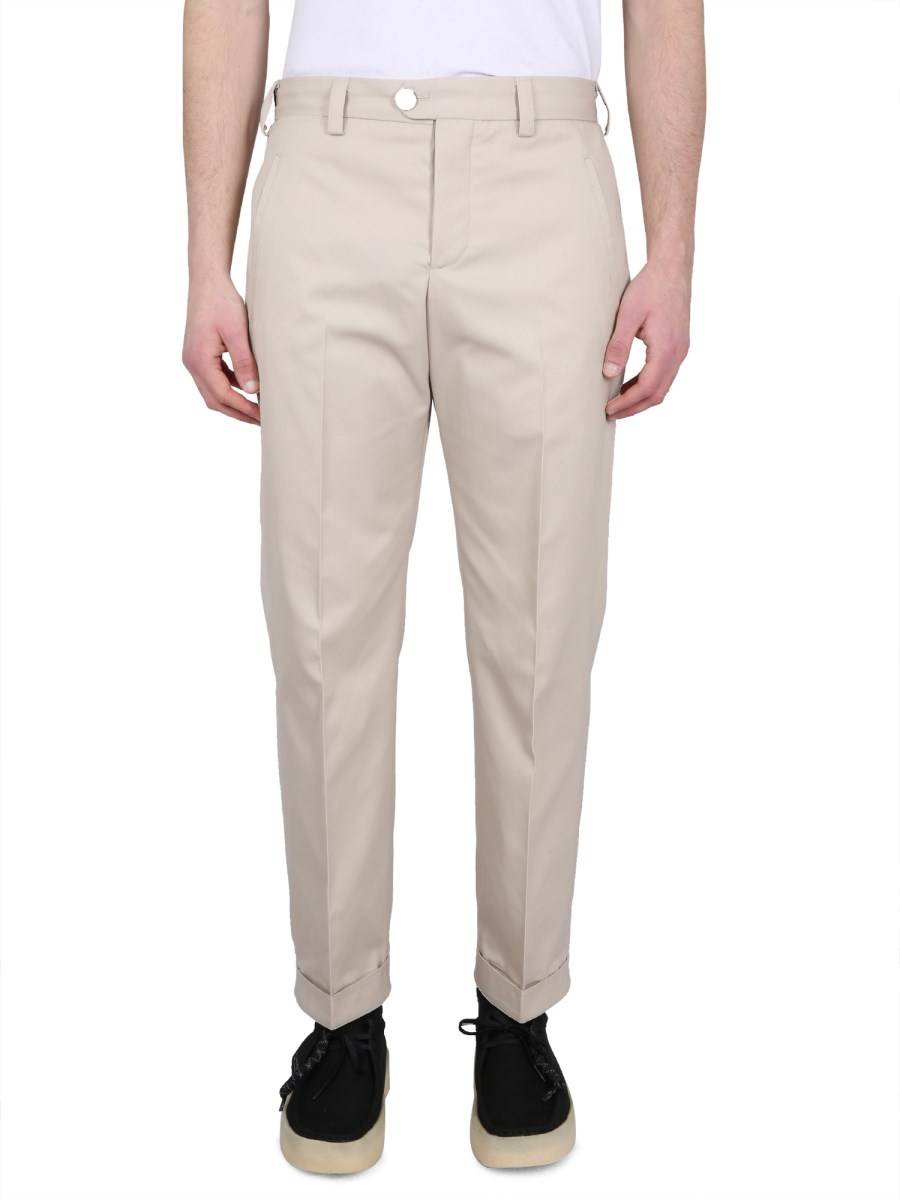 PT TORINO PANTALONE REWOKED IN COTONE E LINO