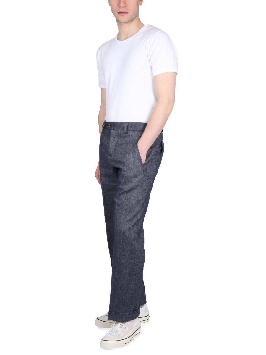 PT TORINO PANTALONE REWOKED IN MISTO LINO