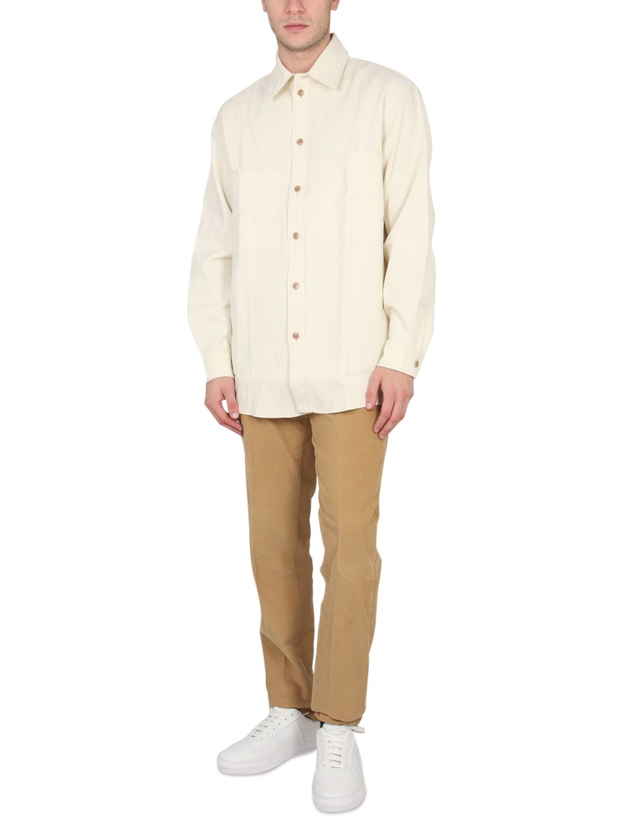 PT TORINO PANTALONE SLIM FIT IN VELLUTO A COSTINE