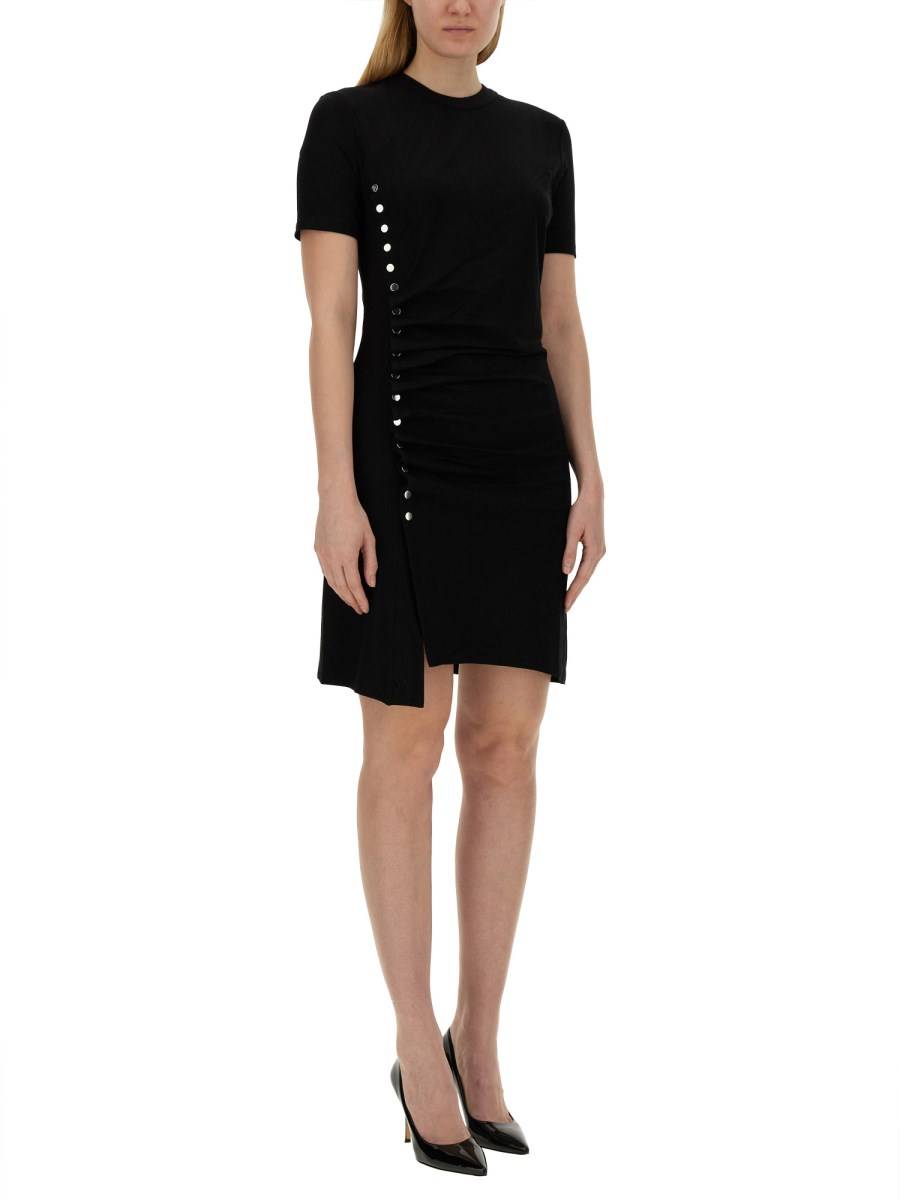 RABANNE ABITO MINI IN MAGLIA DI VISCOSA