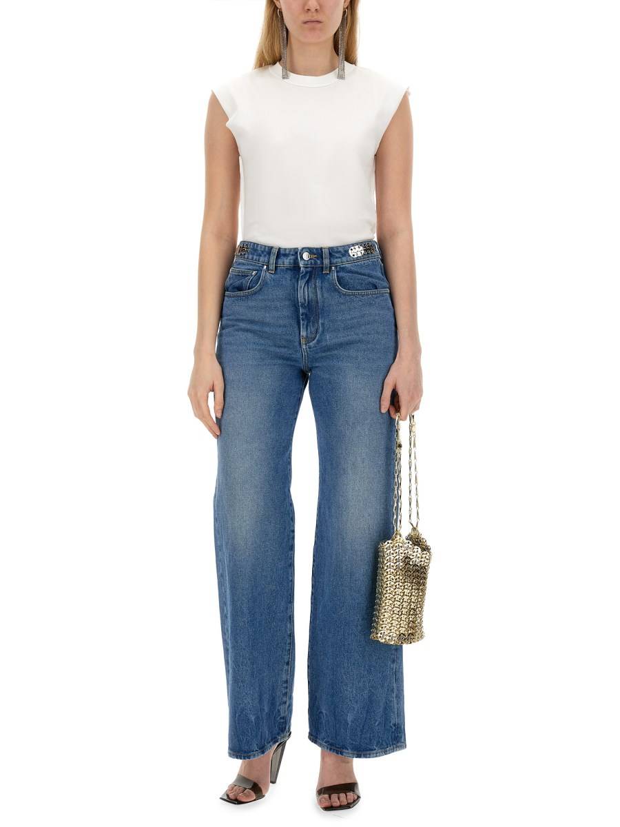 RABANNE T-SHIRT IN COTONE