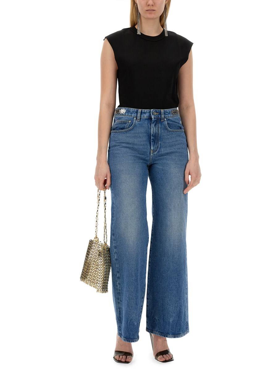 RABANNE T-SHIRT IN COTONE