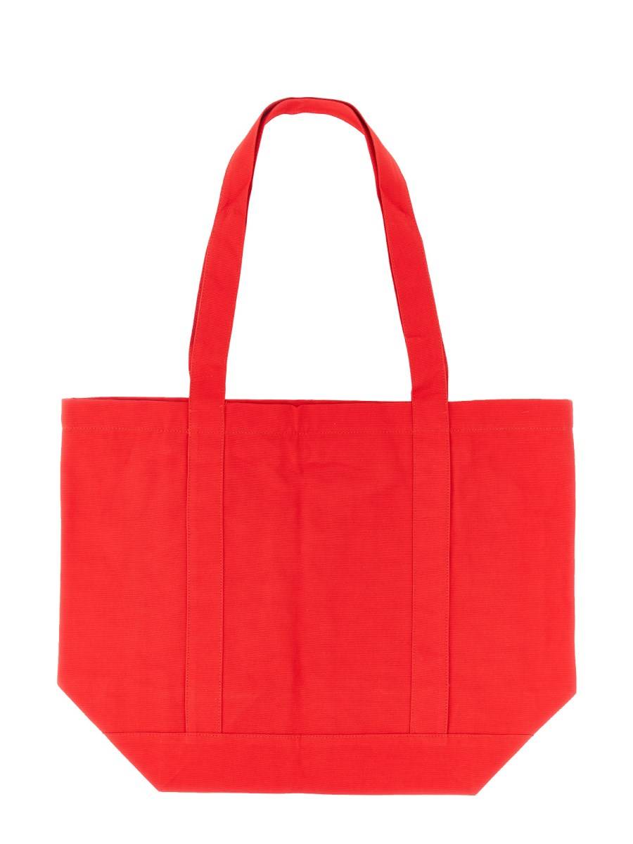 RAF SIMONS BORSA TOTE CON PATCH LOGO