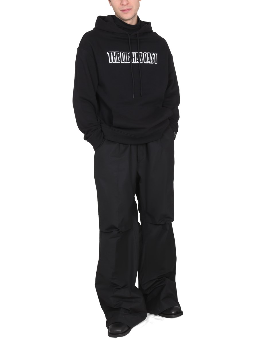 RAF SIMONS FELPA CON CAPPUCCIO IN COTONE