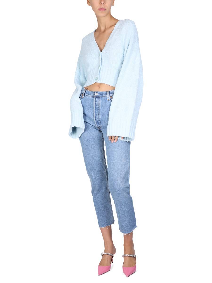RE/DONE JEANS CINQUE TASCHE IN DENIM DI COTONE