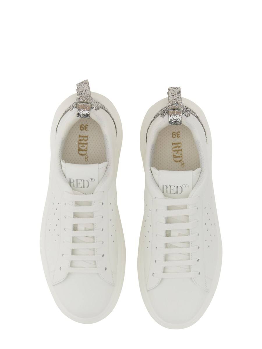 RED (V) SNEAKER BOWALK IN PELLE