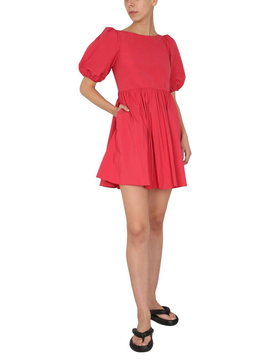 RED VALENTINO ABITO IN TAFFETA DI COTONE