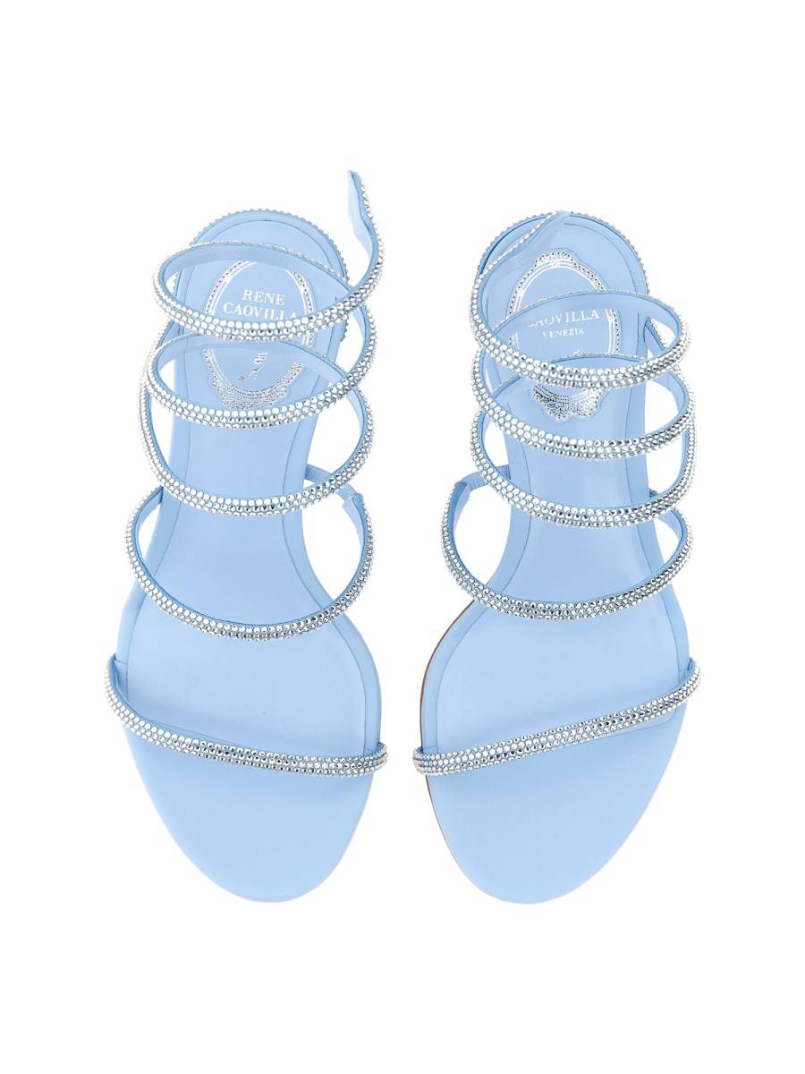 RENE CAOVILLA SANDALO "CLEO" CON CRISTALLI