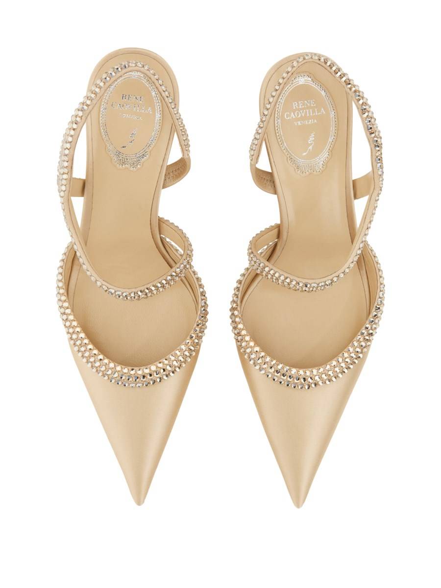 RENE CAOVILLA SANDALO IN RASO