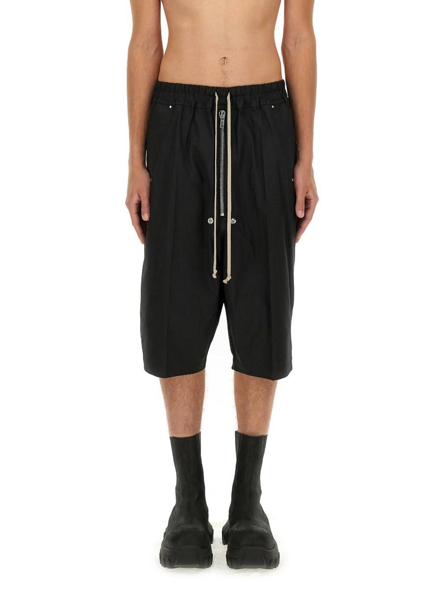 RICK OWENS BERMUDA "BELA" IN COTONE