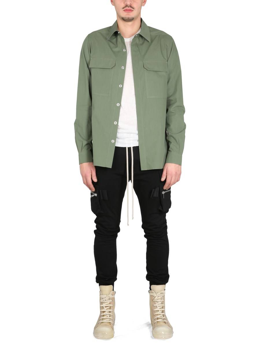 RICK OWENS CAMICIA CON TASCHE
