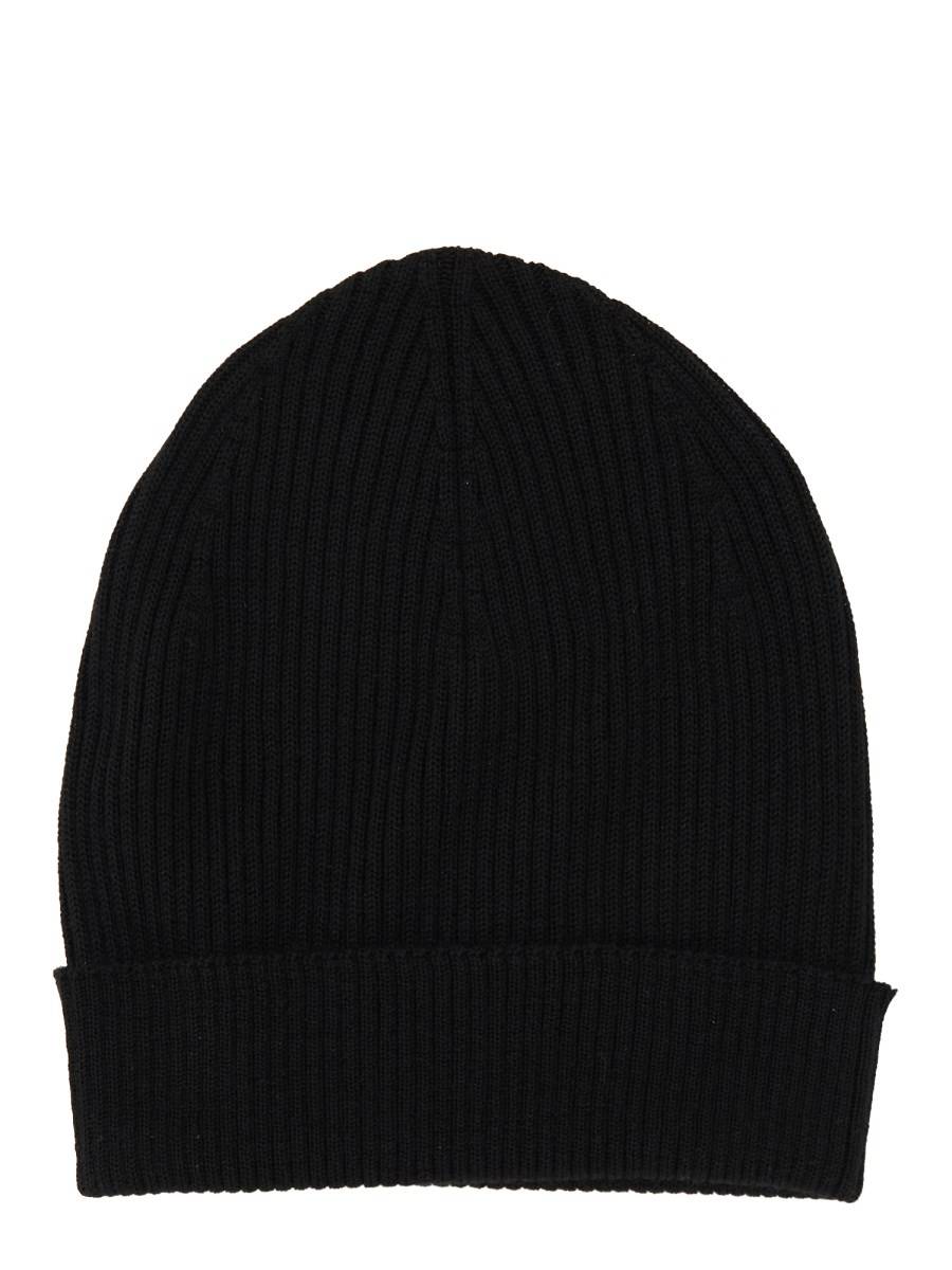 RICK OWENS CAPPELLO BEANIE IN MAGLIA DI CASHMERE