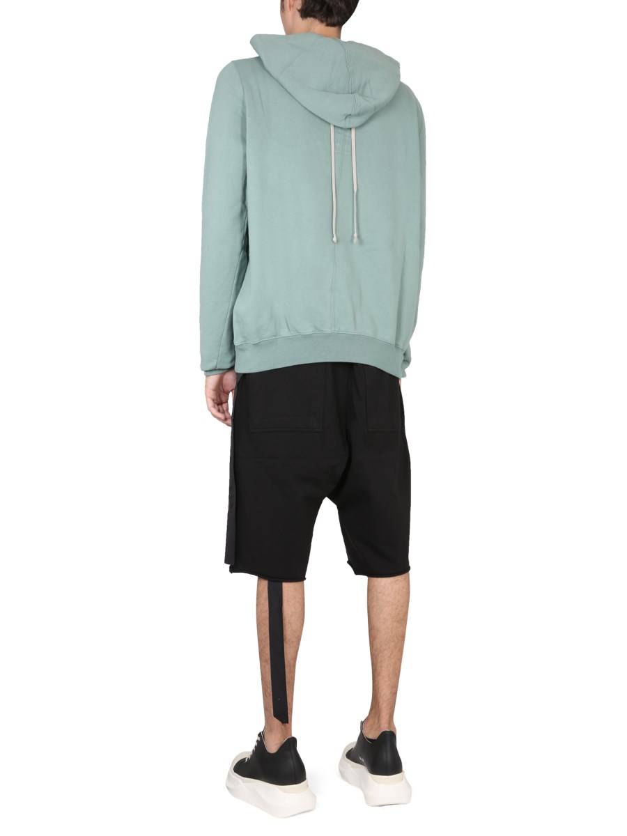 RICK OWENS DRKSHDW FELPA "GRANBURY" IN COTONE